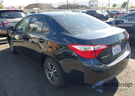 2016 Toyota Corolla Le Plus from USA, damaged, VIN 5YFBURHE4GP559181